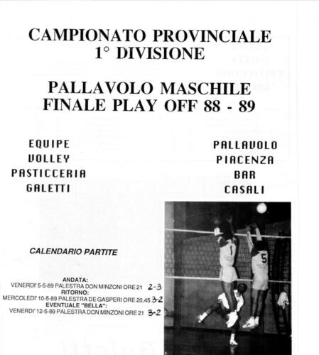 1988-1989 Galetti Prima divisione