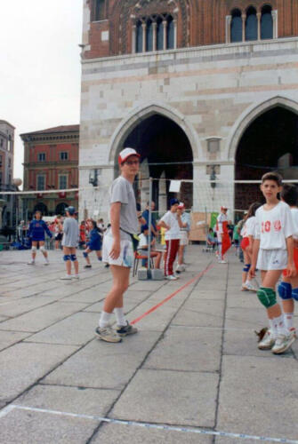 Matteo Valentini in Piazza Cavalli
